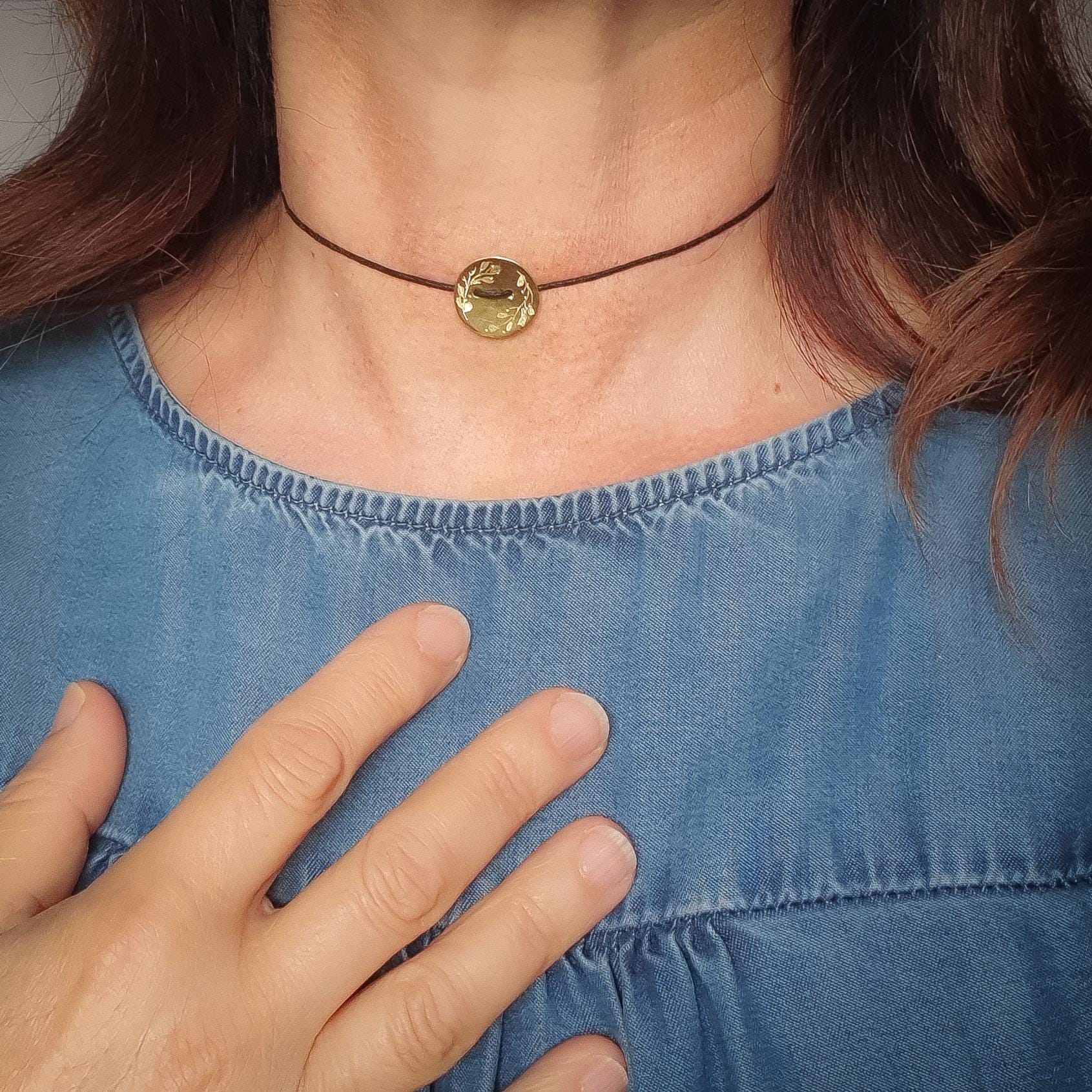 Collana Girocollo In Velluto Con Ciondolo Gotico Turchese – Bohémien Per Donne E Ragazze, Colore Nero