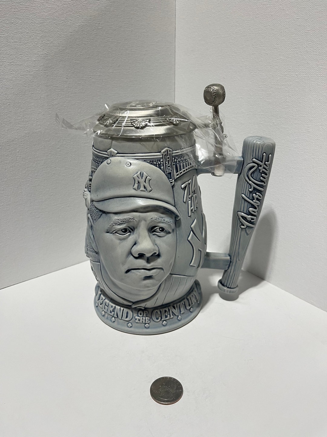 Babe Ruth “legend of the Century” Stein - Etsy