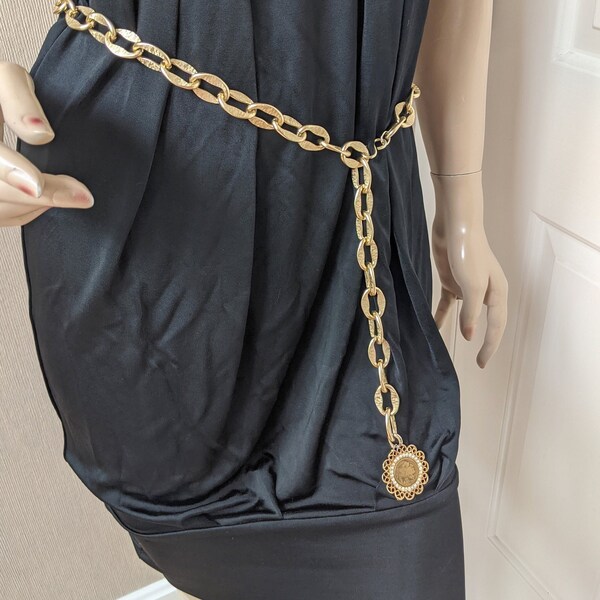 Gold Chain Belt Etsy