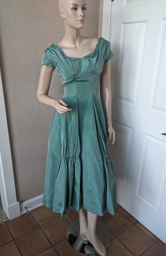 1960's Gowns by Priscilla of Boston Mossy Green Pa