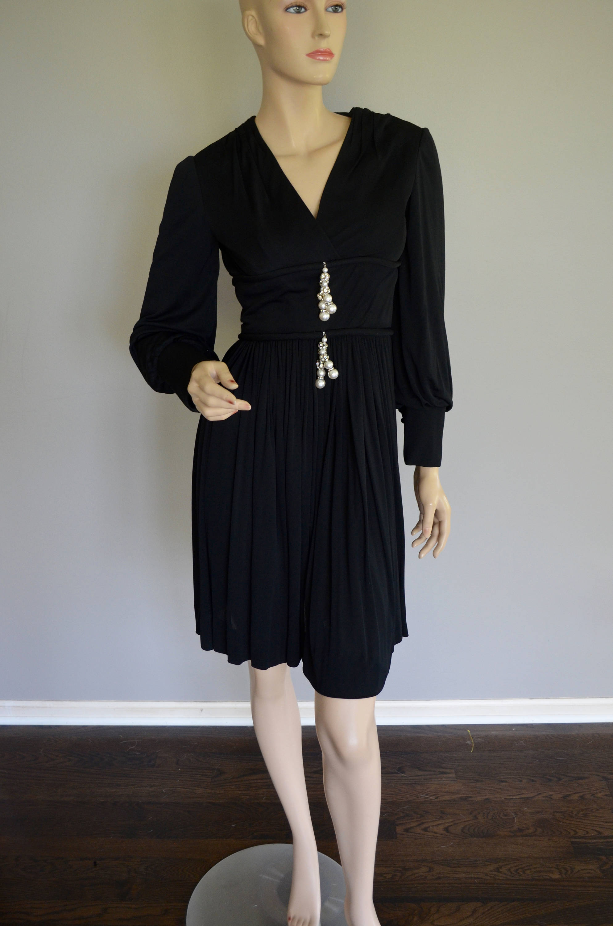 Elinor Simmons for Malcom Starr LBD Black Cocktail Dress | Etsy