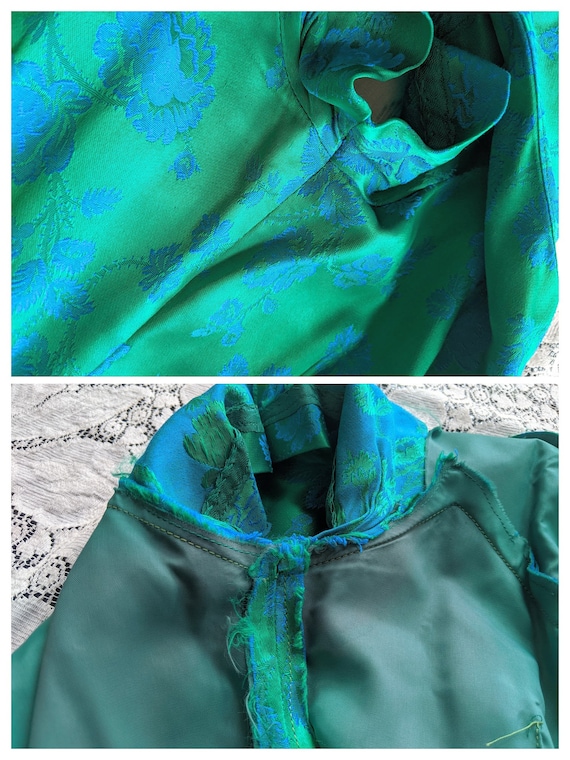 Elinor Gay Dress Turquoise Blue Green Drop Waist … - image 10