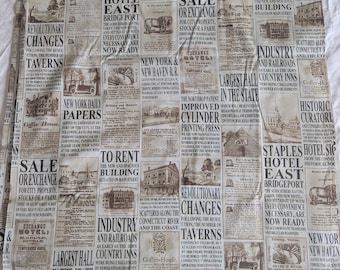 Windham Fabrics Tavern Signs Connecticut Historical society 1800s 3 yards
