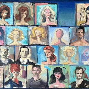 Original Painting, BARBIE + KEN