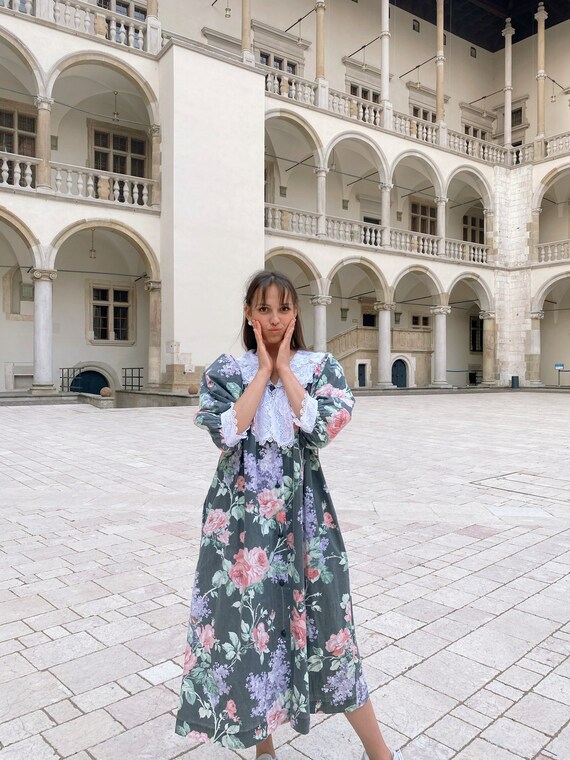 Fairycore Flower Vintage Dress
