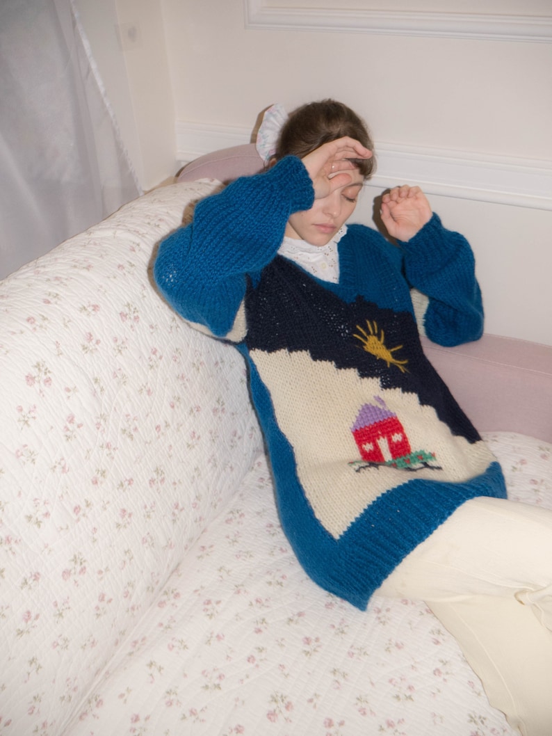 1980s scenes vintage jumper image 0