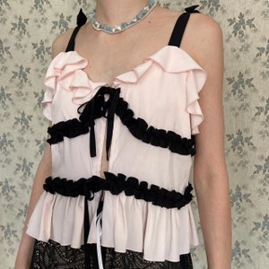 Summer ruffles top dreamy coquette