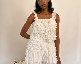 Upcycled ruffles set