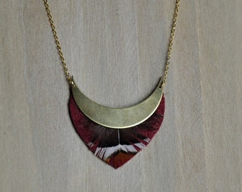 feather necklace