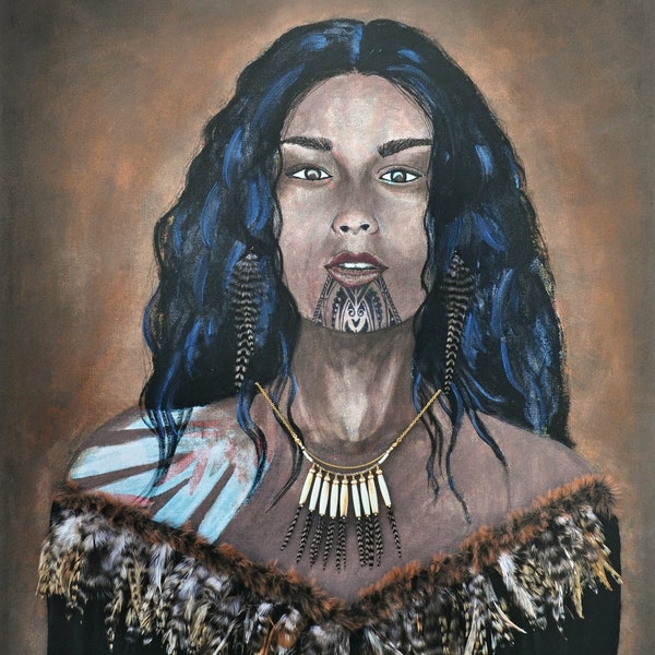 portrait MAORI