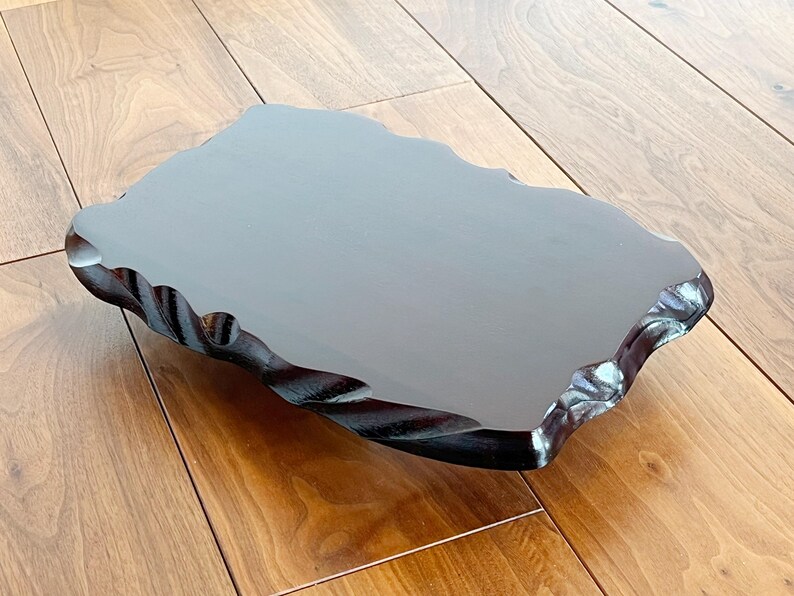 Brand New Vintage Japanese Lacquer Wood Flower Display Stand image 6