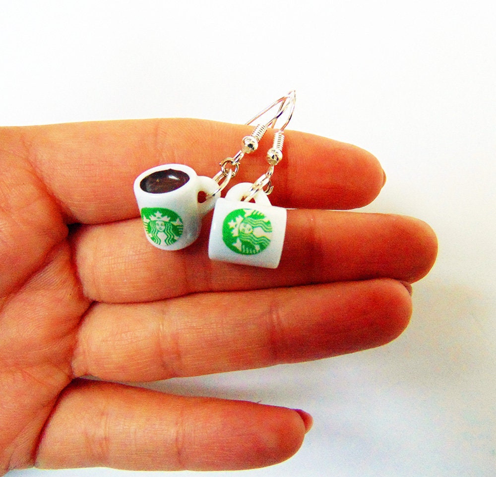 Coffee Mug Earrings Coffee Lovers Gift Earrings Etsy