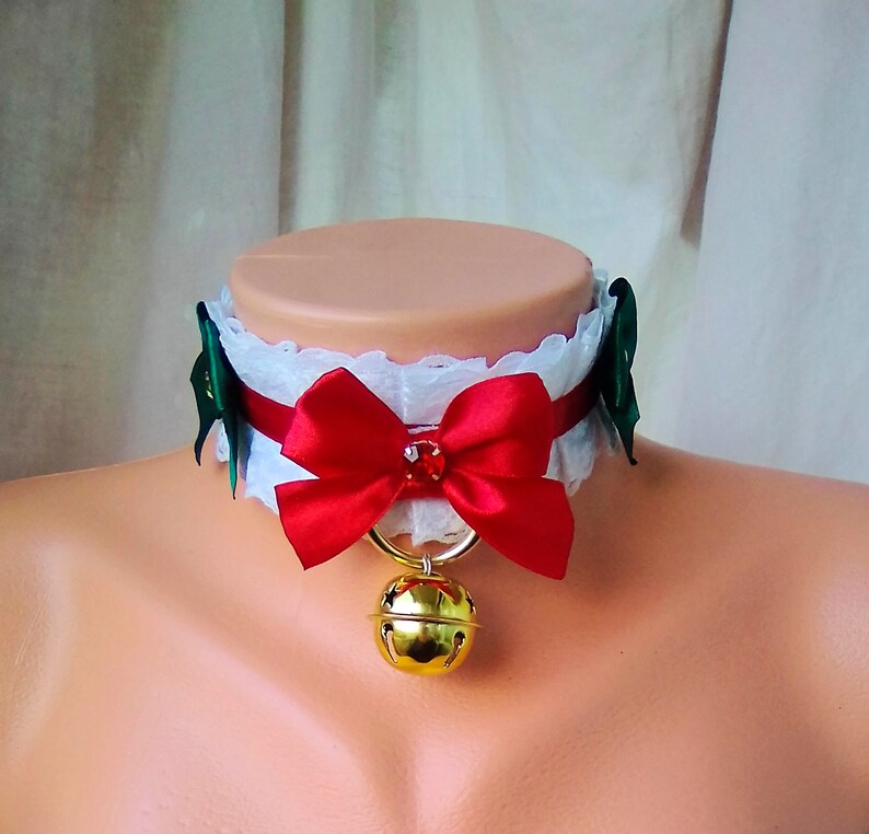 CUSTOM SIZE Durable Kitten Play Collar Christmas Neko Theme Etsy