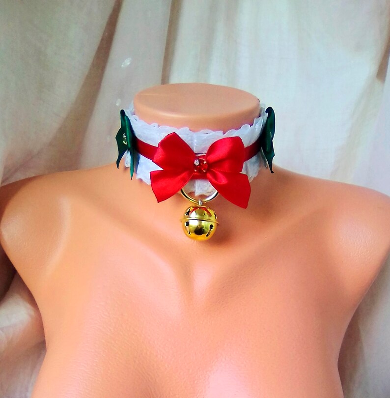 CUSTOM SIZE Durable Kitten Play Collar Christmas Neko Theme Etsy