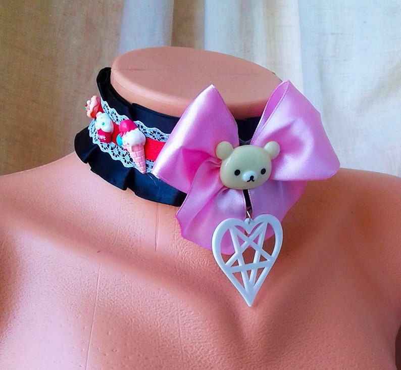 Creepy Cute KItten Play Collar Anime Cosplay Bdsm Collar | Etsy