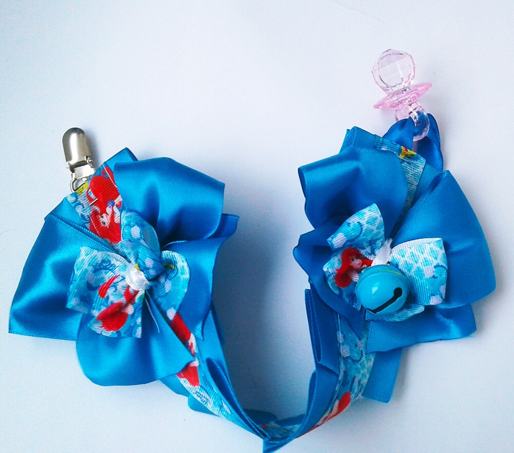 The Little Mermaid Pacifier Clip for Kitten Play Etsy