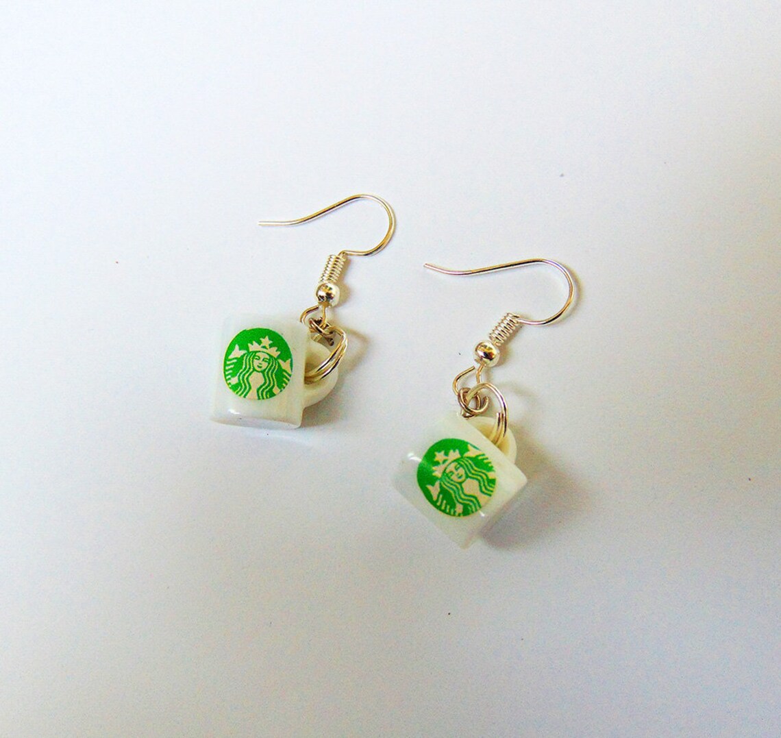 Coffee Mug Earrings Coffee Lovers Gift Earrings Etsy