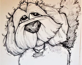 Custom Dog/Pet Caricature