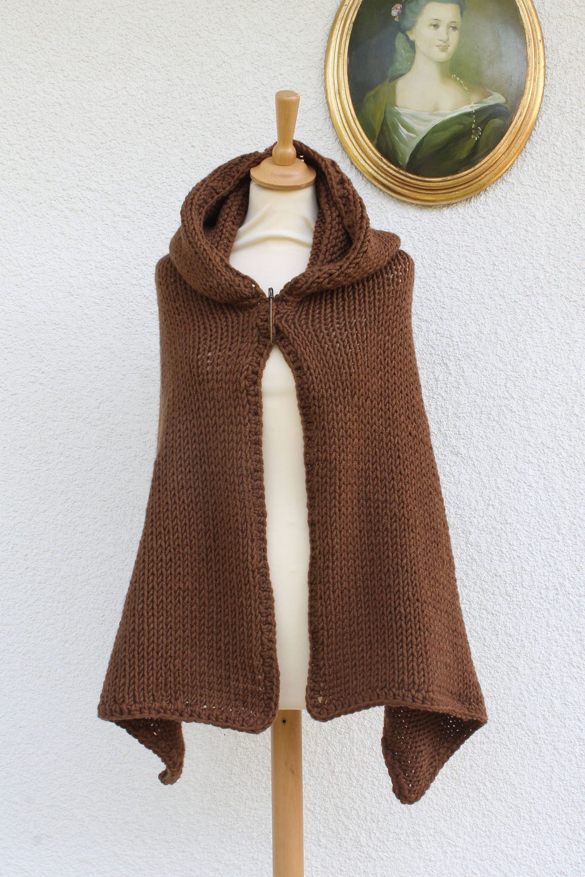 hooded shawl cape
