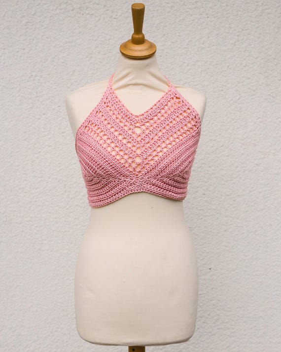 pink bralette festival