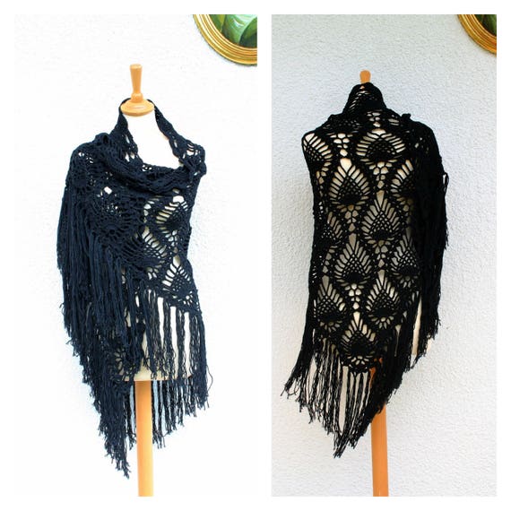 black lace shawls