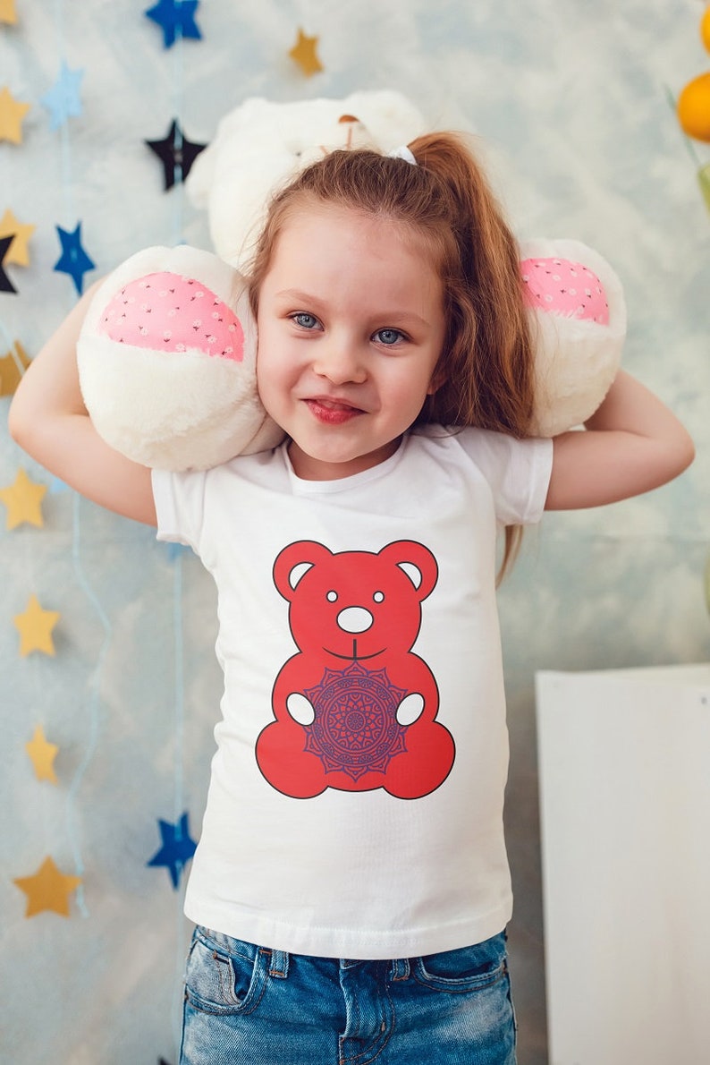 Download Teddy Bear svg Teddy Bear Mandala Bear silhouette Animal | Etsy