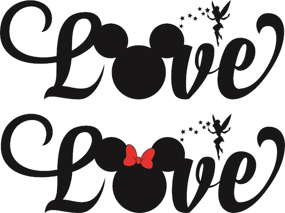 Download Love Mickey SVG Cutting file Cricut Laser engrave Cutting ...