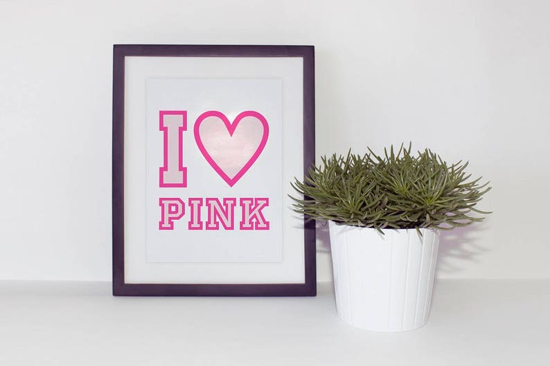 Download Love Pink SVG Cutting file Cricut Laser engrave Cutting | Etsy
