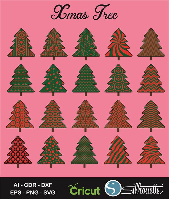 Download 20 Christmas Tree Svg Xmas Tree Xmas Tree Clipart Christmas Etsy