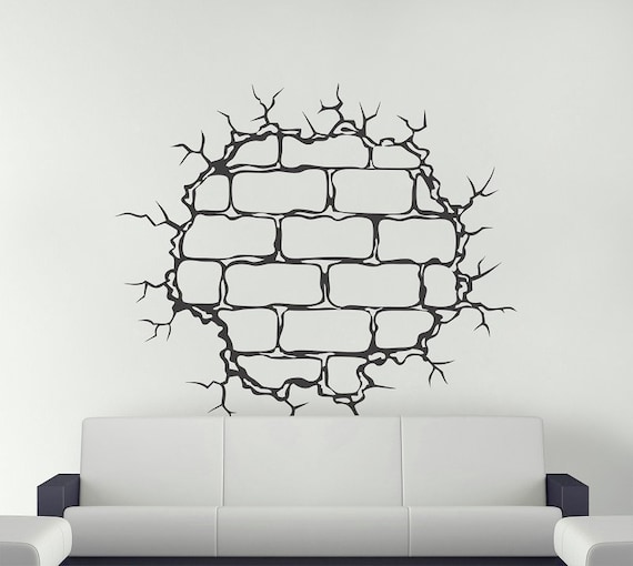 Broken Brick Wall Tattoo - Wall Design Ideas