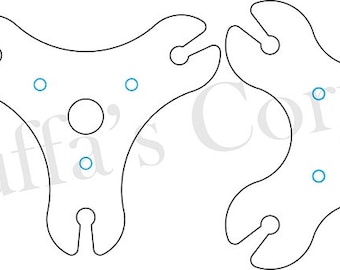 ALl 3 Vino Caddy Plantillas digitales... Archivos JPG, PDF, EPS incluidos