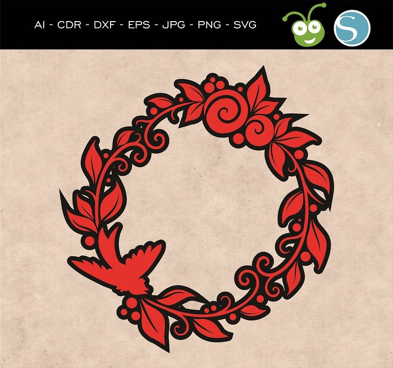 Download Flower Ring Svg Flower Vector Flower Clipart Flower Etsy