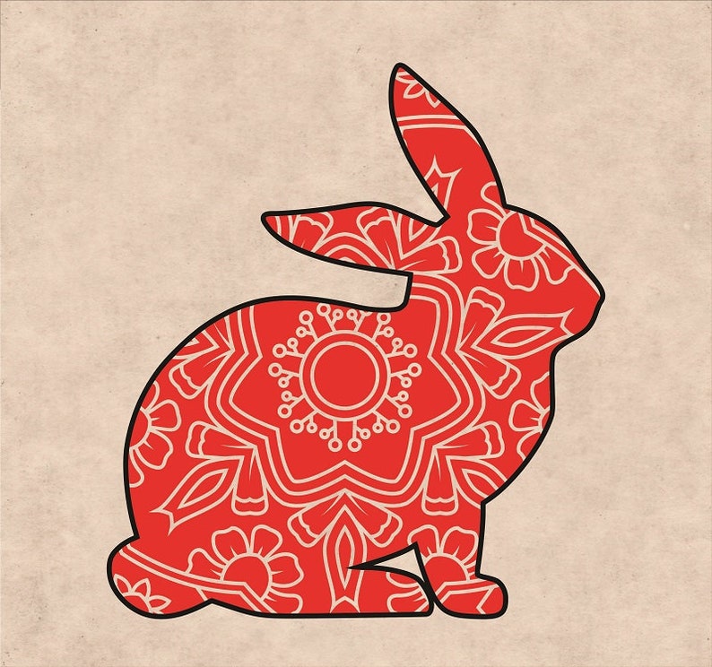 6729+ Free Bunny Mandala Svg Crafter Files