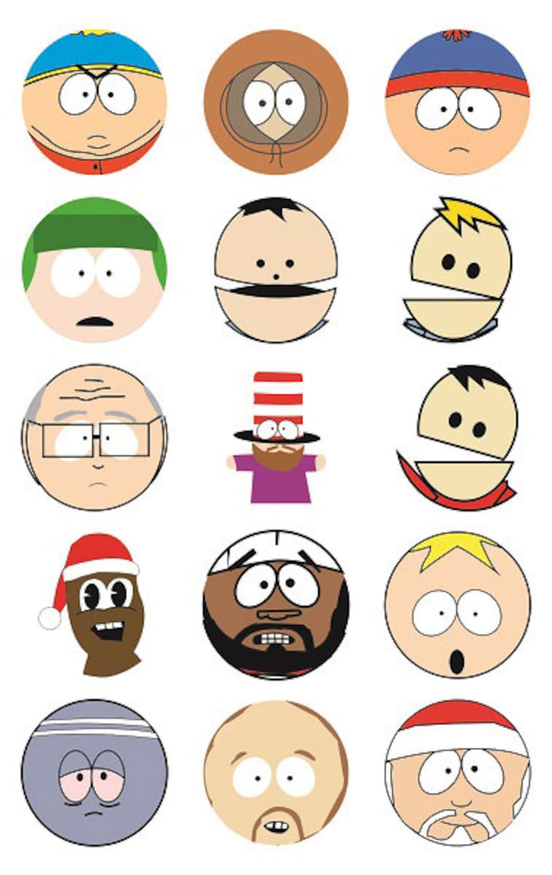 South Park Characters Digital Download 1 Inch Circles Etsy Australia South Park Characters Digital Download 1 Inch Circles Etsy Australia