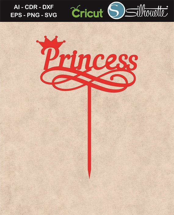 Download Cake Toppers Svg Princess Cake Topper Wedding Cake Toppers Etsy