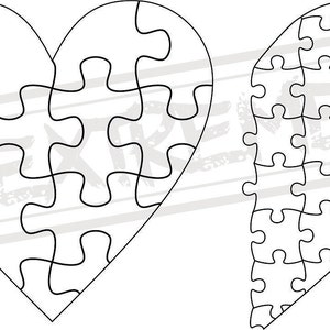 Untersetzer Jigsaw Puzzle Vorlage Sammlung Dxf Eps Svg Etsy