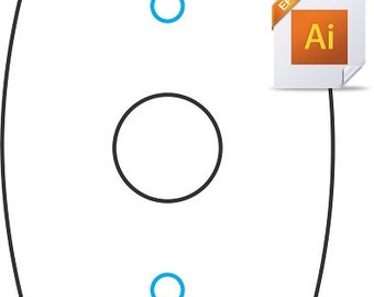 Plantilla digital Wine Caddy, sostiene 2 copas de vino... Archivos JPG, PDF, EPS incluidos