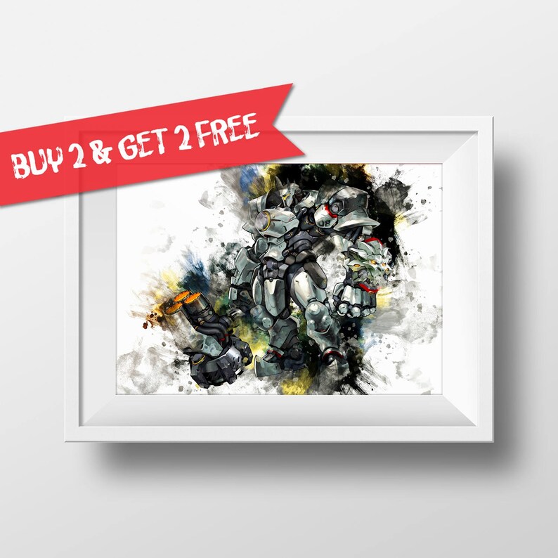 Overwatch Soldier 76 Game Poster Print T161 A4 A3 A2 A1 A0|