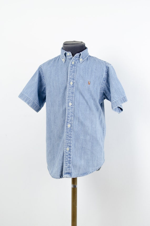 ralph lauren denim shirt vintage