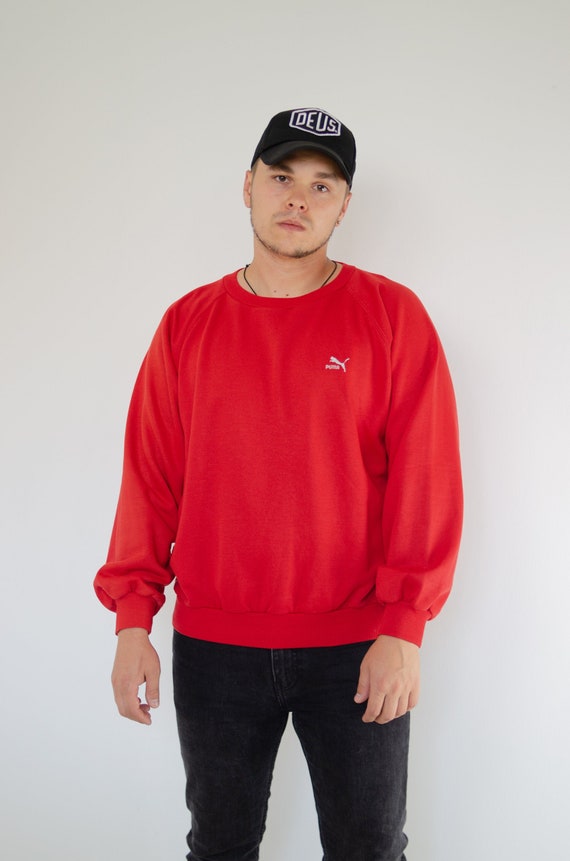 puma red sweatshirt