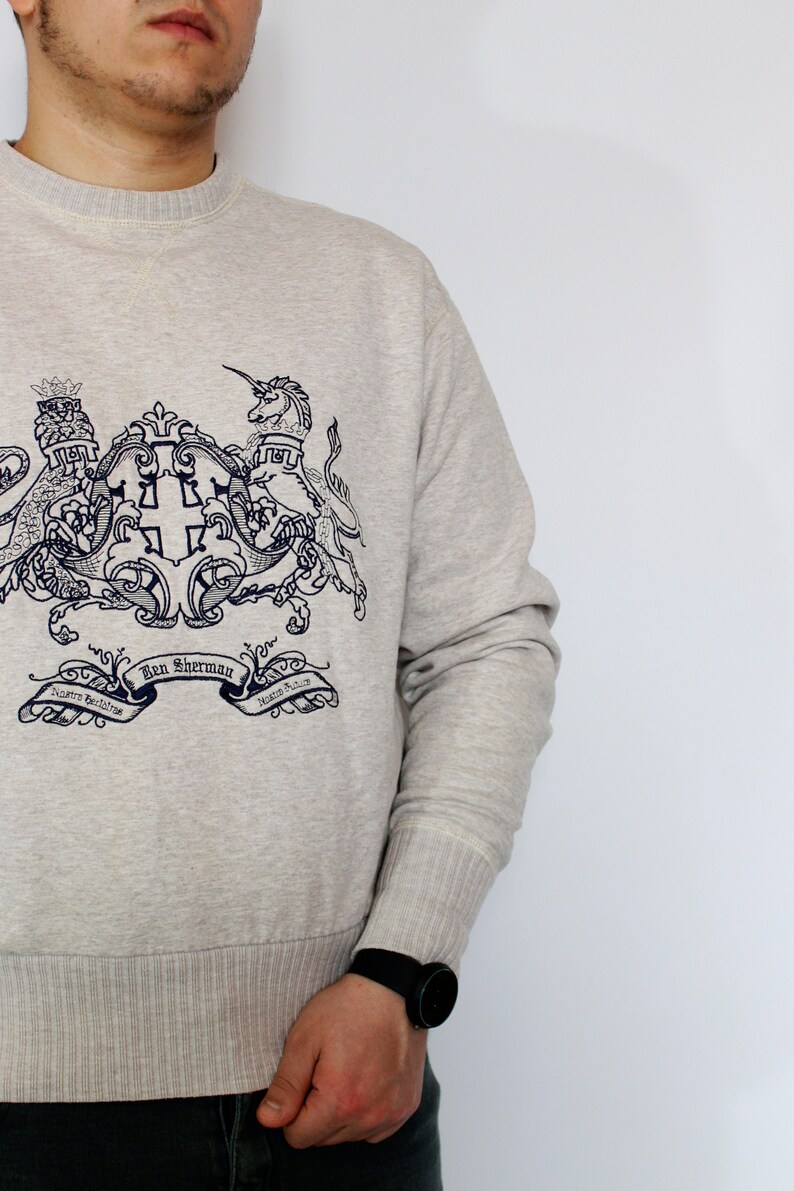 Chic sweater sweater sweatshirt \\ jumper \\ hoodie \\ kangaroo ben sherman m-l