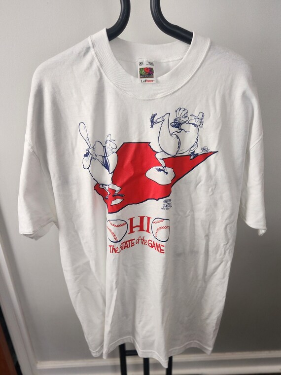 Vintage 90s Ohio "State of the Game" Baseball T Sh