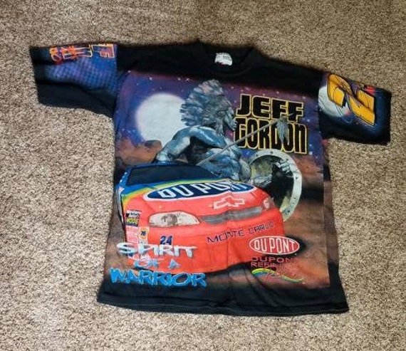 Vintage 90s Jeff Gordon Spirit Of A Warrior All Ov