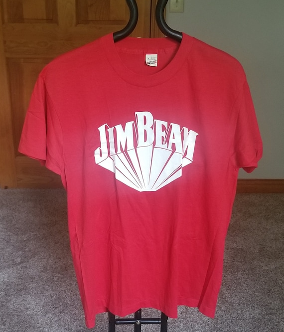 Vintage 80s Jim Beam Screen Stars Single Stitch T… - image 1