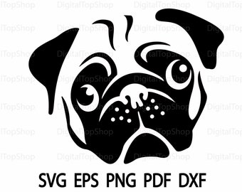 Download Pug svg | Etsy