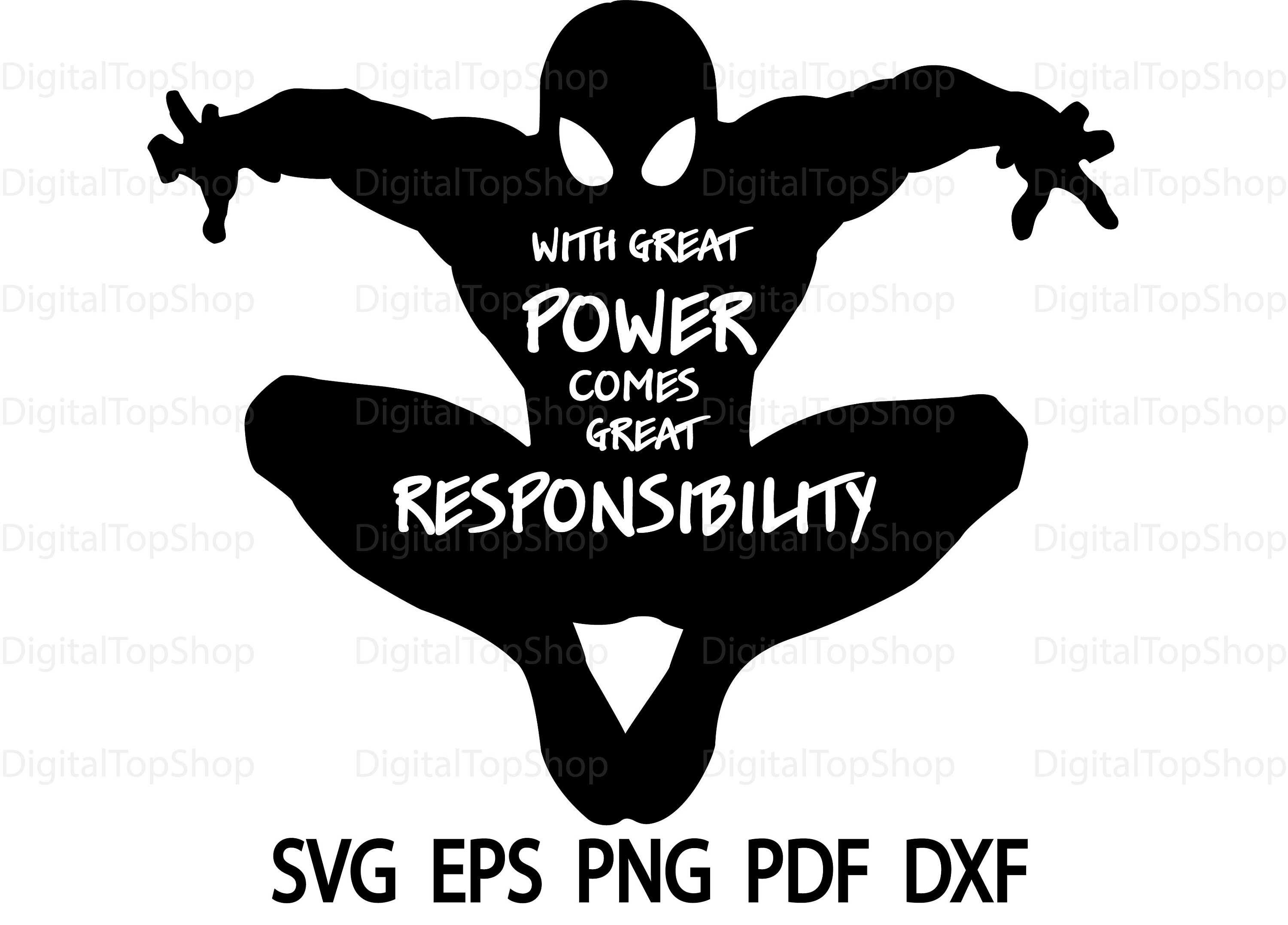 Download Spiderman SVG Spiderman svg png dxf Marvel SVG design made | Etsy