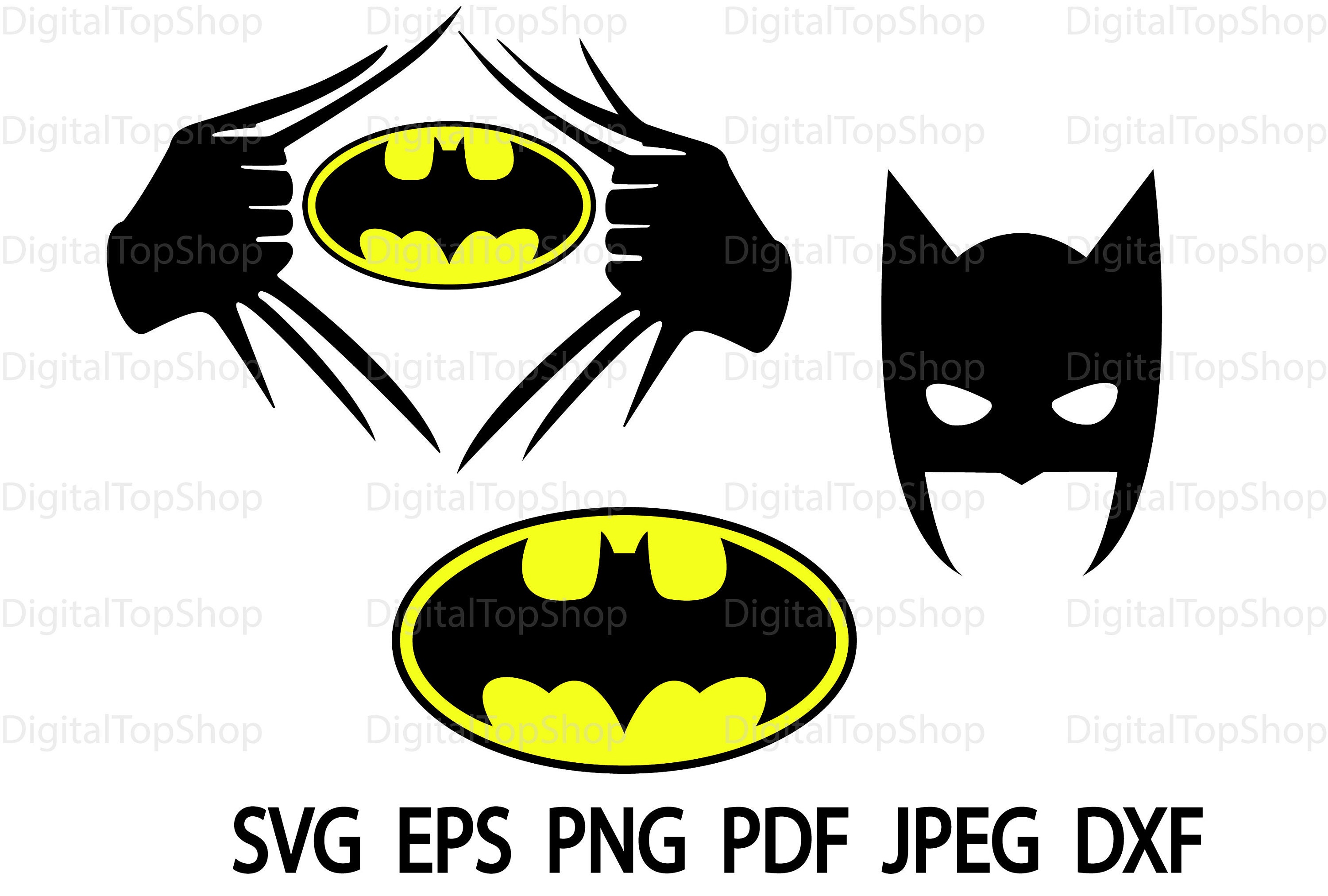 Download Batman SVG for Cricut Silhouette Batman silhouette Batman ...