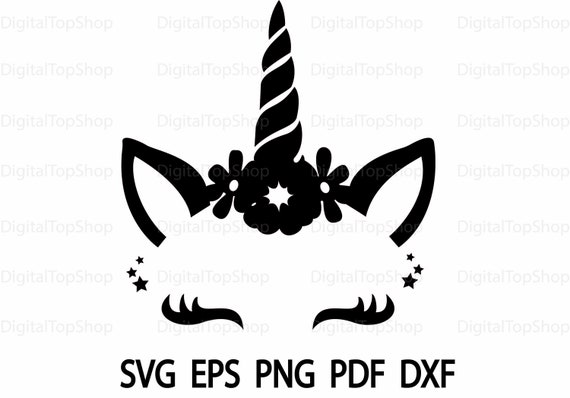 Download Unicorn Svg Black And White PSD Mockup Templates