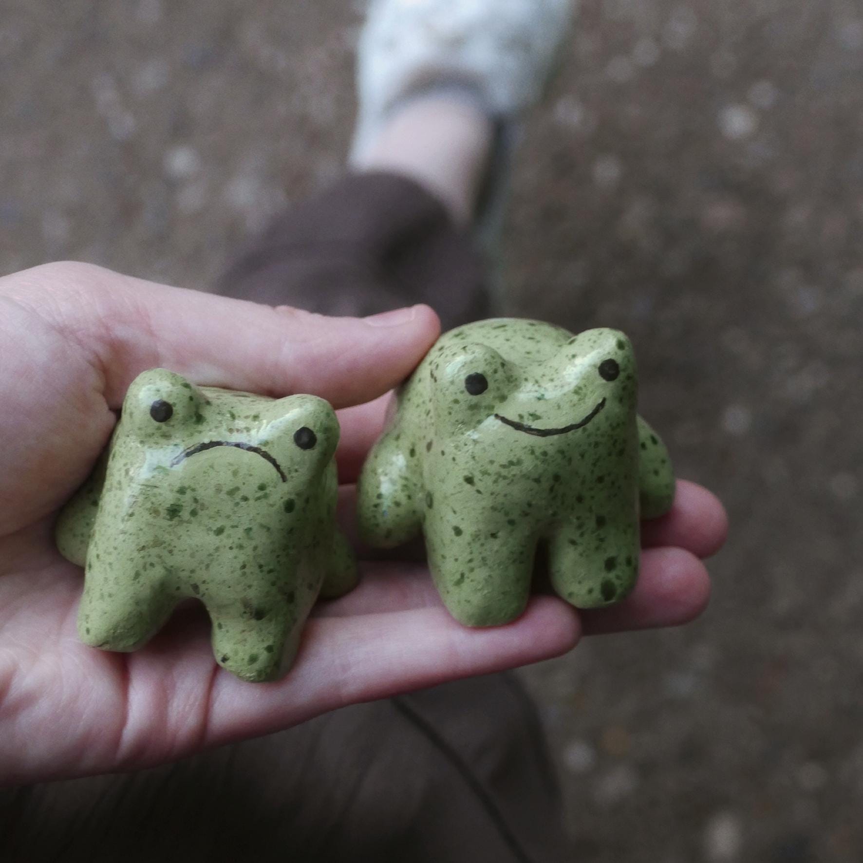 Tiffny nd Co / Prure grenouille vintge en dimnts et perles En