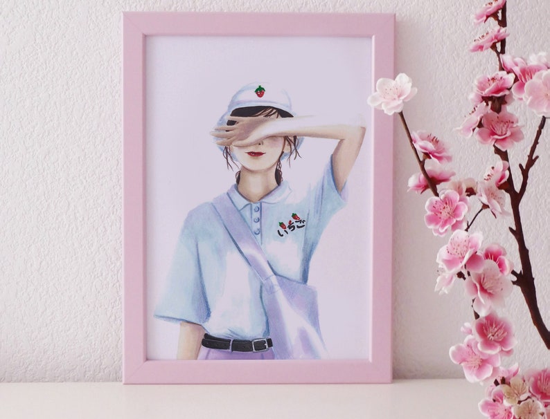 Sunny day, illustration print art Sunny day, illustration print art